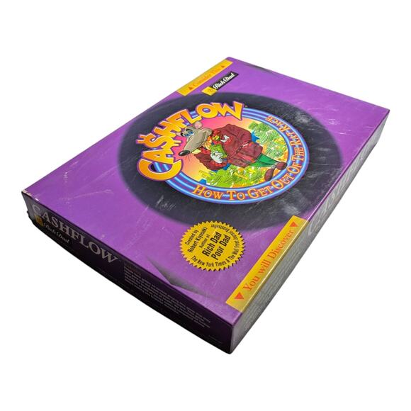 Cashflow 101 Rich Dad Poor Dad Robert Kiyosaki Investment Board Game Complete - Picture 3 of 5